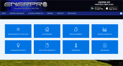 Desktop Screenshot of enerproyec.com