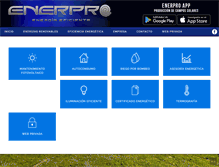 Tablet Screenshot of enerproyec.com